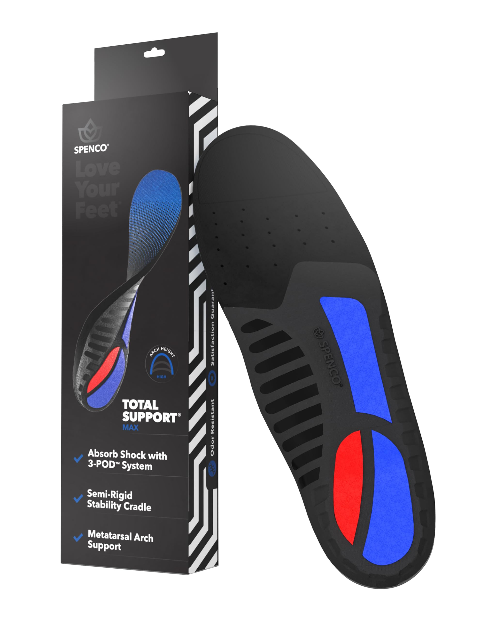 Spenco Total Support Max Shoe Insoles - Orthotic Metatarsal Arch Support Inserts - Absorbs Shock,... | Amazon (US)