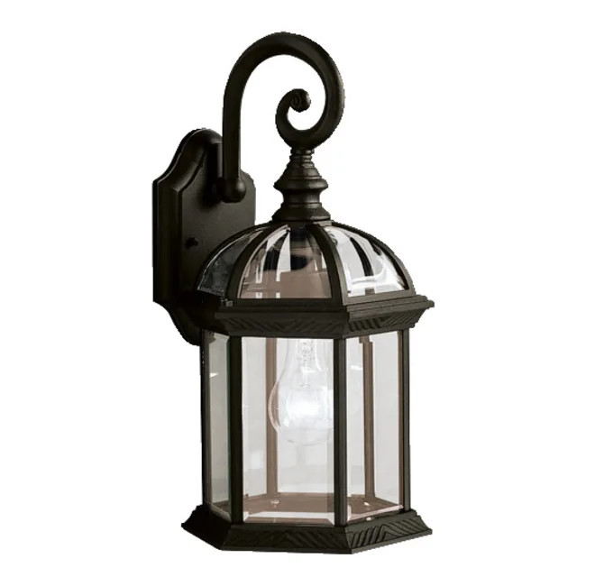 Kichler Barrie 16" Outdoor Wall Light with Beveled Glass Panels | Build.com, Inc.