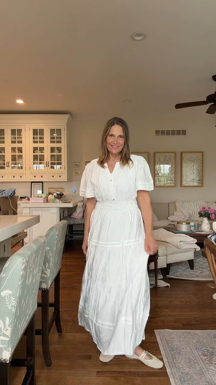 Love this dress so much, especially because it gives the look of the almost $1K version for way less. Such a pretty find for summer and one of those pieces that feels special without the splurge.

#LTKgrwm #LTKOver40 #LTKSeasonal