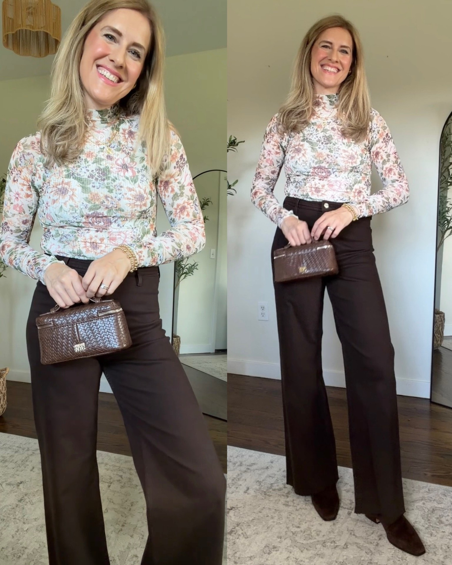 Such a pretty fall date night top from @VICI - it’s a stretchy mesh but the bodice is lined. I’m in a medium. It’s snug, go up a size.

#LTKOver40