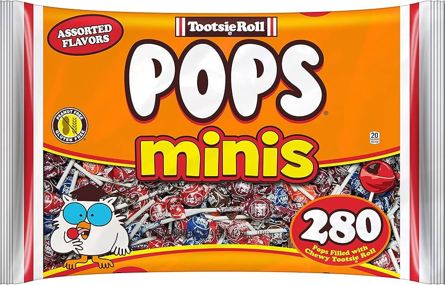 Tootsie Pops Roll Mini with Chocolatey Center, 280 count, 50.37 Ounce Bag, 5 Flavors, Multi | Amazon (US)