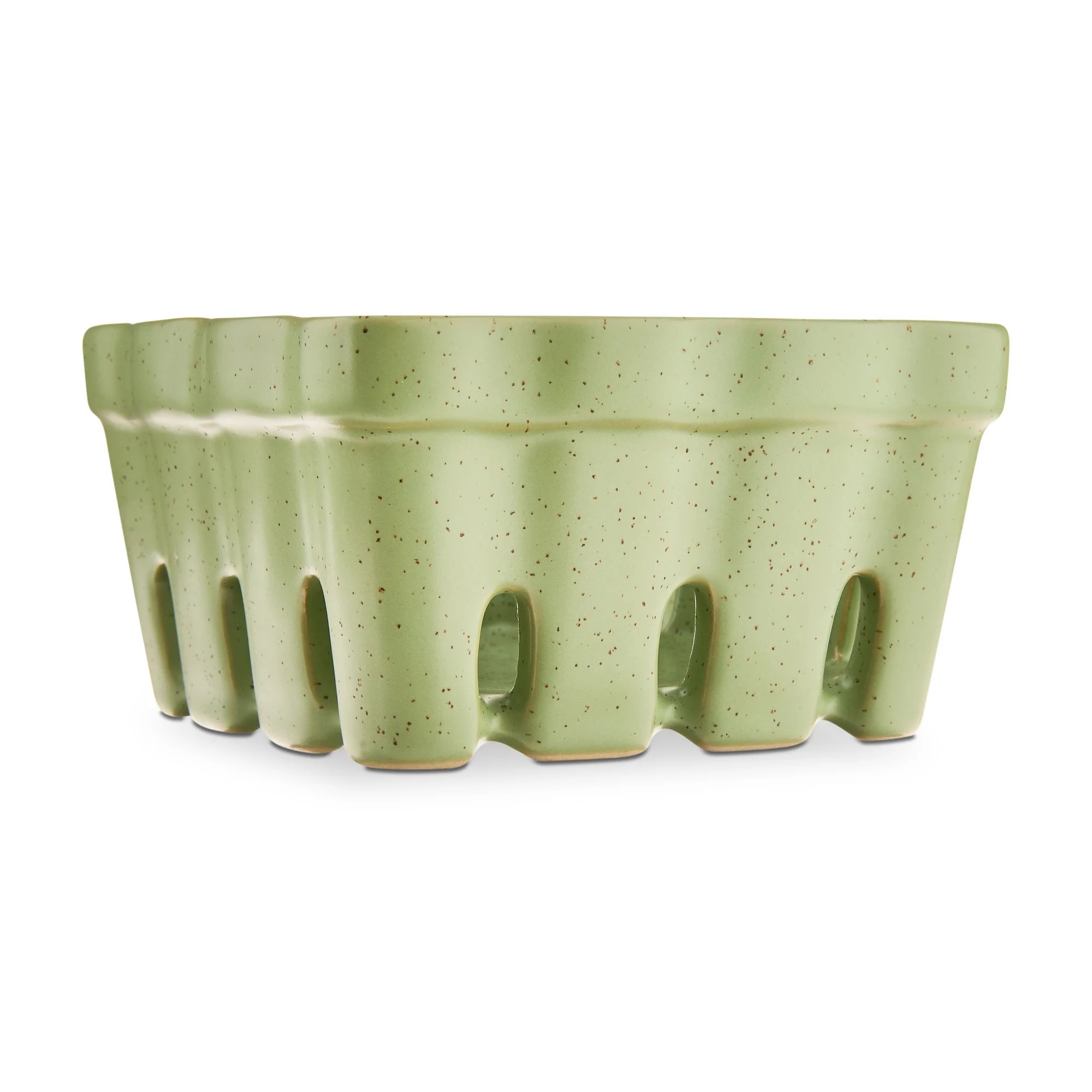 Ceramic Berry Basket, Green, 5" x 3", Easter by Way To Celebrate | Walmart (US)