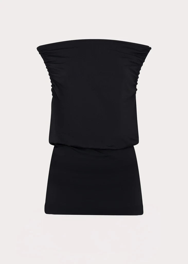 Bonnie Off Shoulder Mini Dress - Black | Peppermayo (Global)