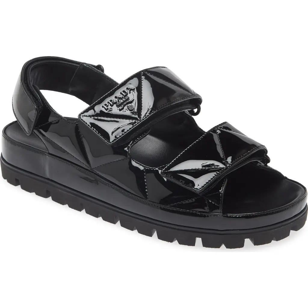 Prada Slingback Sandal in Black at Nordstrom, Size 6Us | Nordstrom