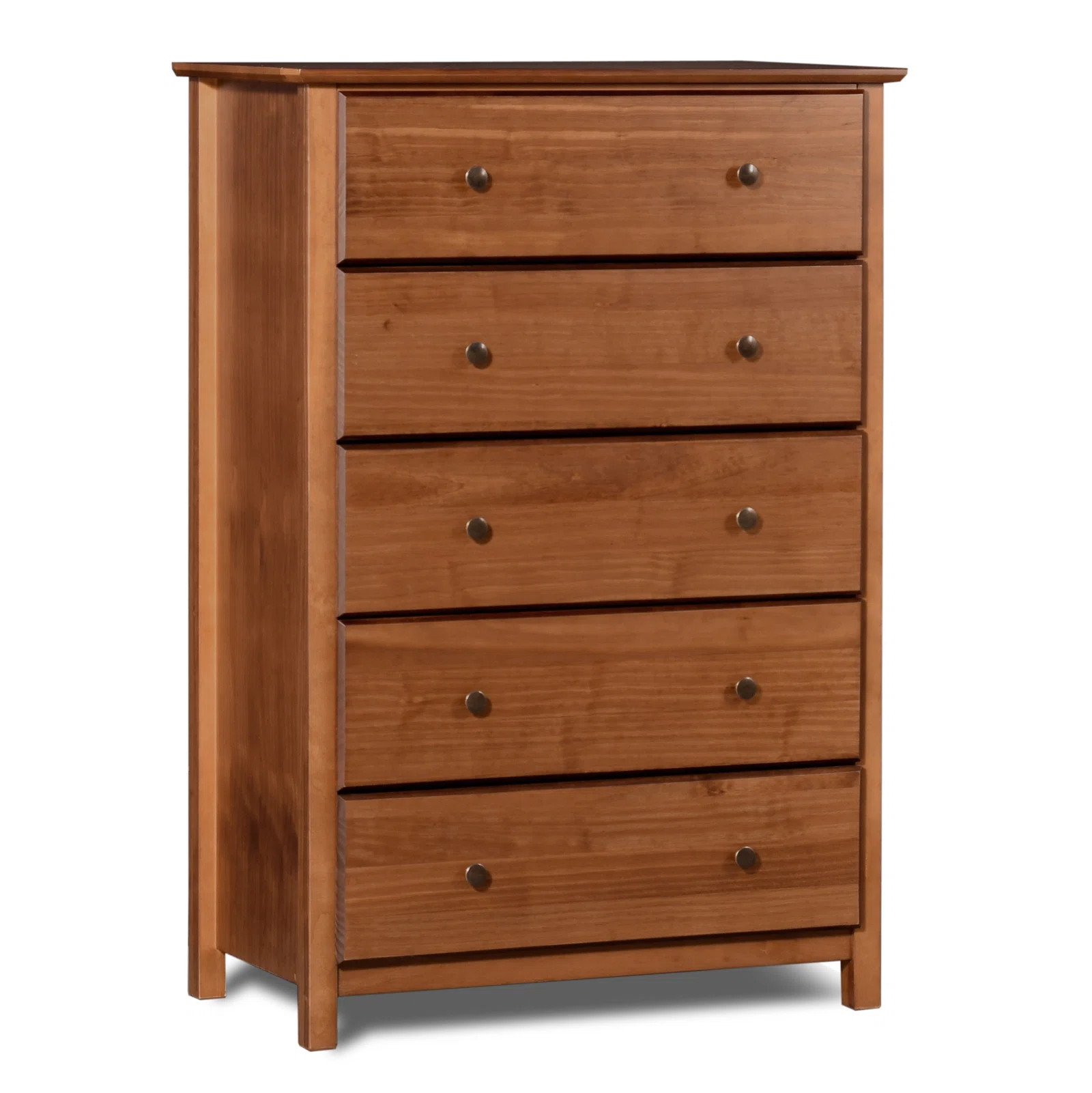 Grain Wood Furniture Shaker 5 Drawer 34'' W Solid Wood Chest & Reviews | Wayfair | Wayfair North America
