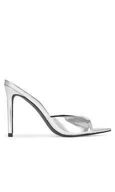 BLACK SUEDE STUDIO Brea Mule in Silver Mirror Metallic from Revolve.com | Revolve Clothing (Global)