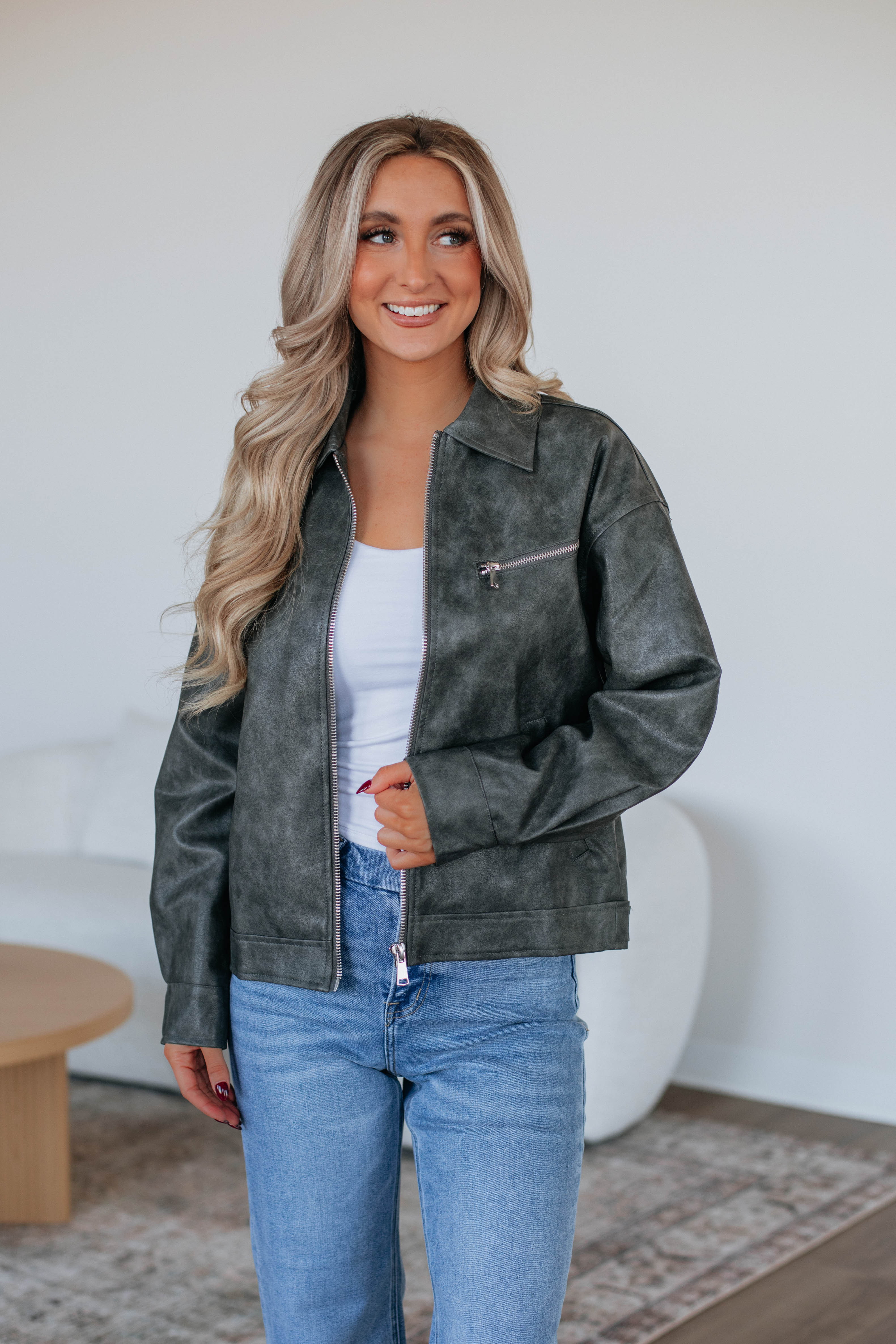 Karsan Leather Jacket | Wild Oak Boutique