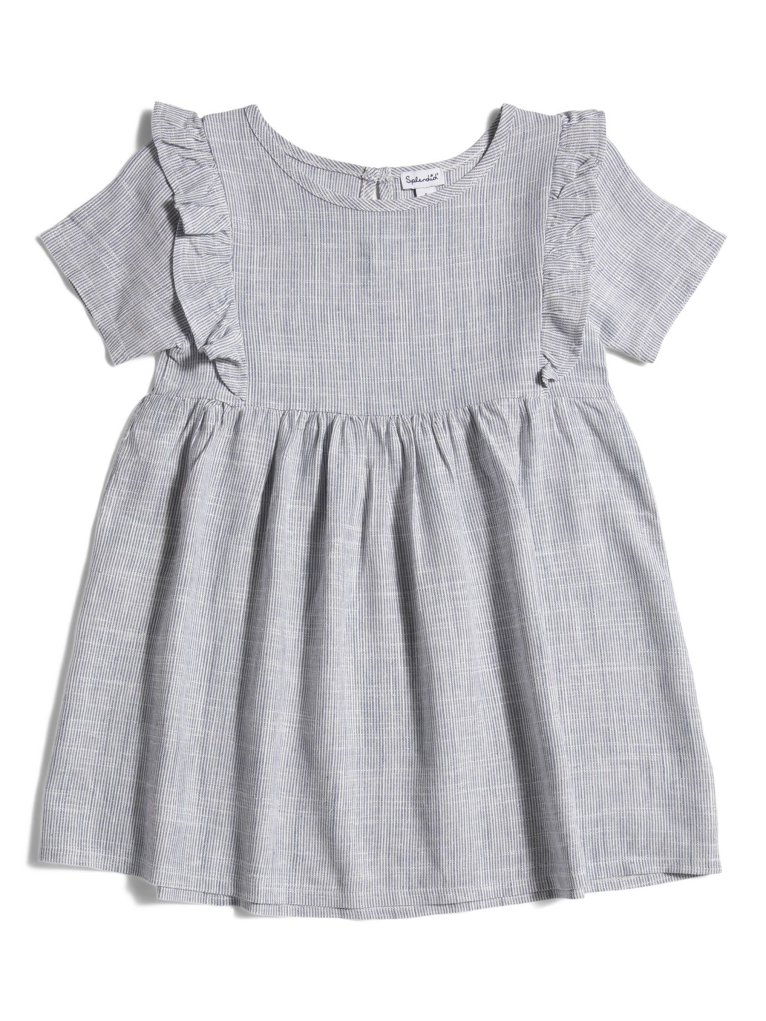 Toddler & Little Girls Railroad Striped Dress | Little Girl Dresses | Marshalls | Marshalls