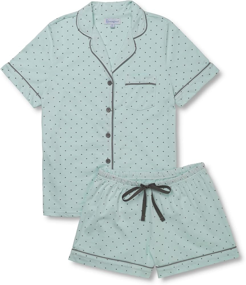 PajamaGram Pajamas For Women - Womens Pajama Short Sets, 100% Cotton | Amazon (US)