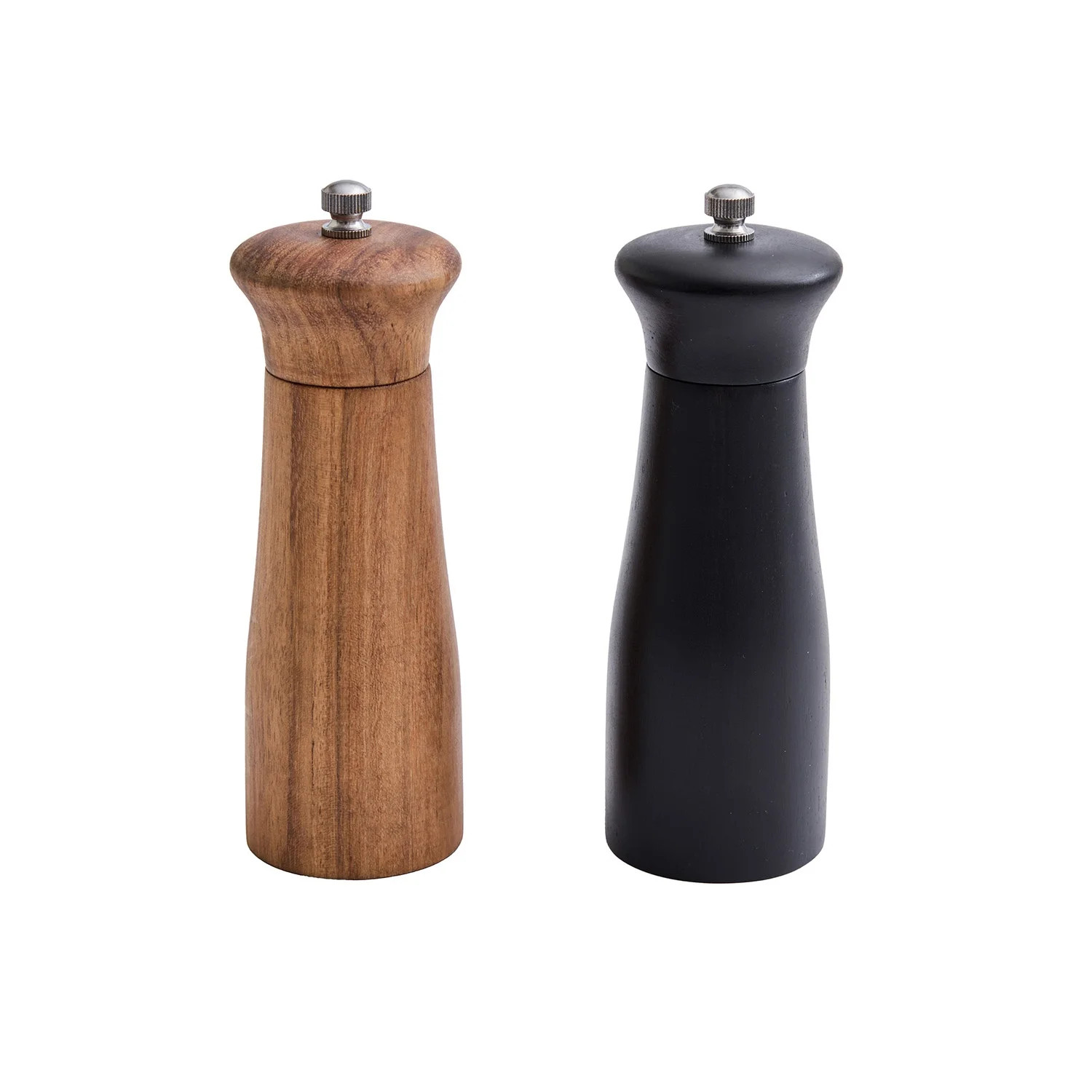 Better Homes & Gardens Adjustable Salt & Pepper Mill Set with Fine and Coarse Grinding Options - Walmart.com | Walmart (US)