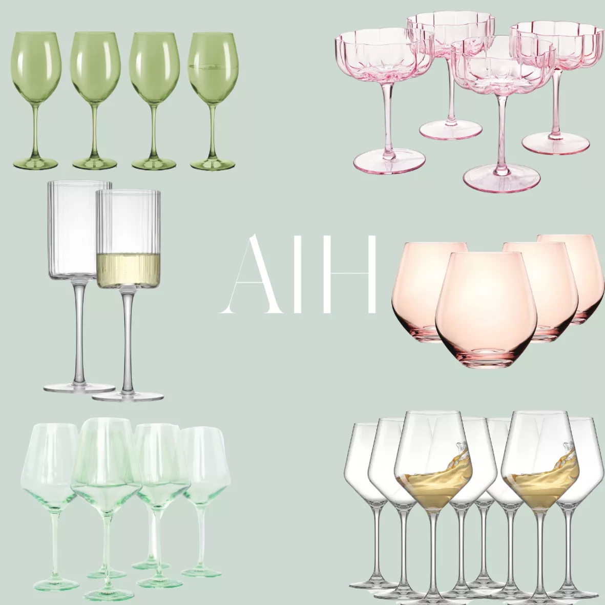 Sunnylife Poolside Wine Glass Set curated on LTK