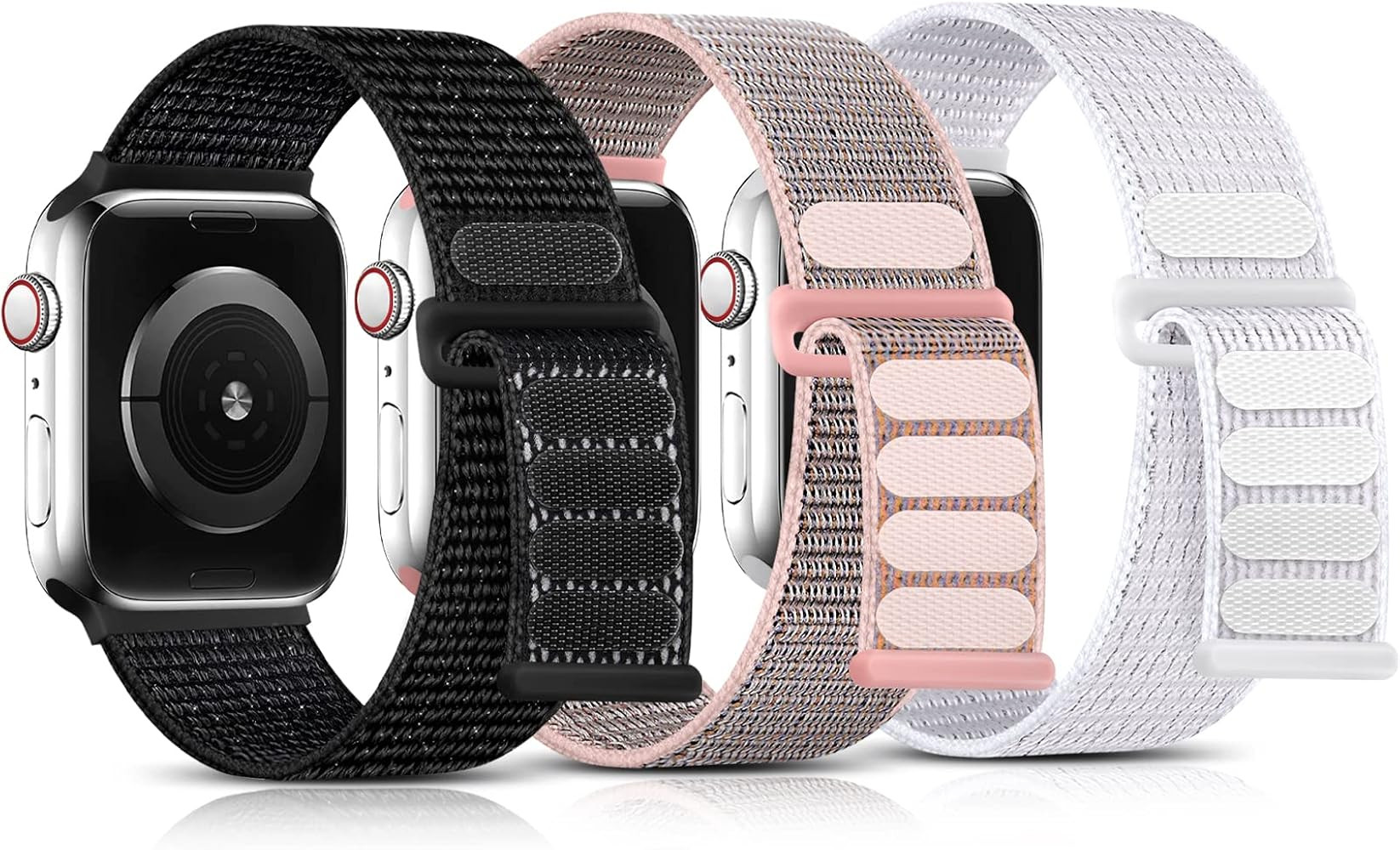 3Pack Band Compatible with Apple Watch Band 38mm 40mm 41mm 42mm 44mm 45mm 49mm Women Men, Breatha... | Amazon (US)