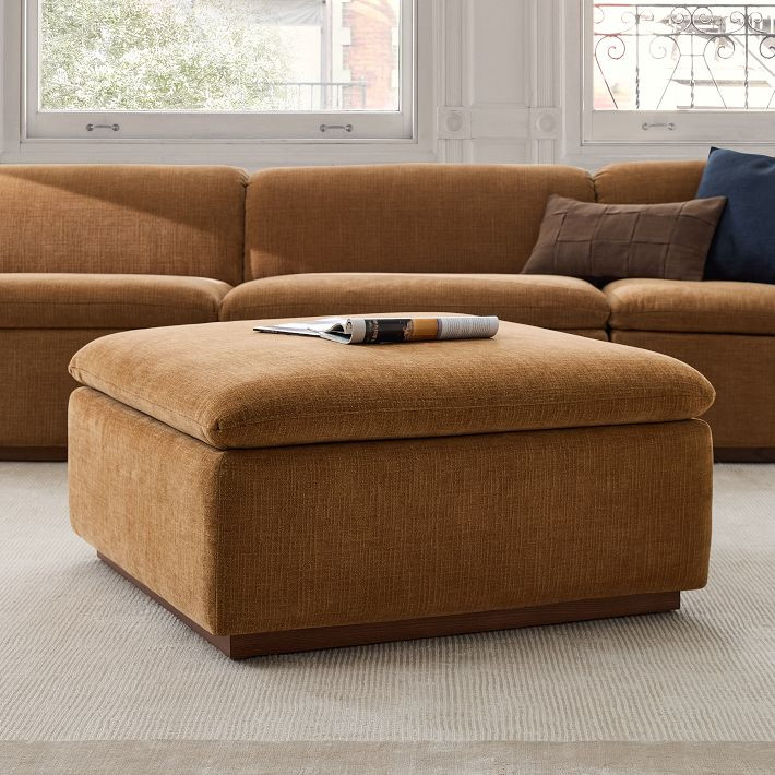 Calvin Storage Ottoman | West Elm (US)