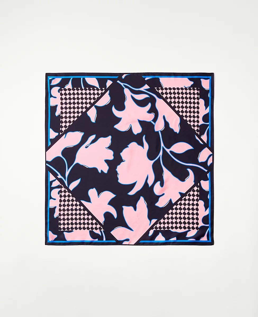 Floral Silk Little Scarf | Ann Taylor (US)