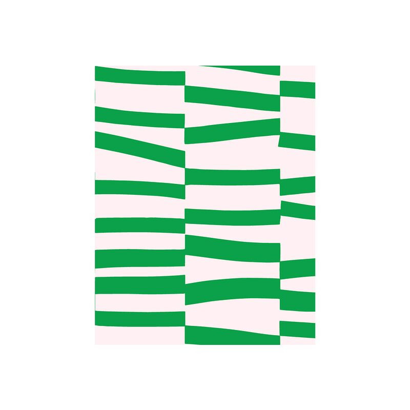 Clare V Canals Wallpaper, Green On Blush | One Kings Lane