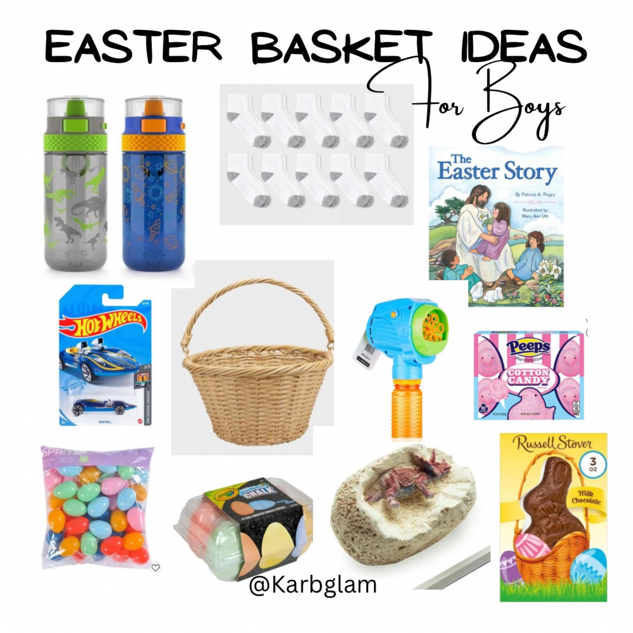 I love to put together the Easter baskets for my Boys! I share some ideas here under $20

#basketideas #eaaterbaskets #easter2023

#LTKFind #LTKSeasonal #LTKkids