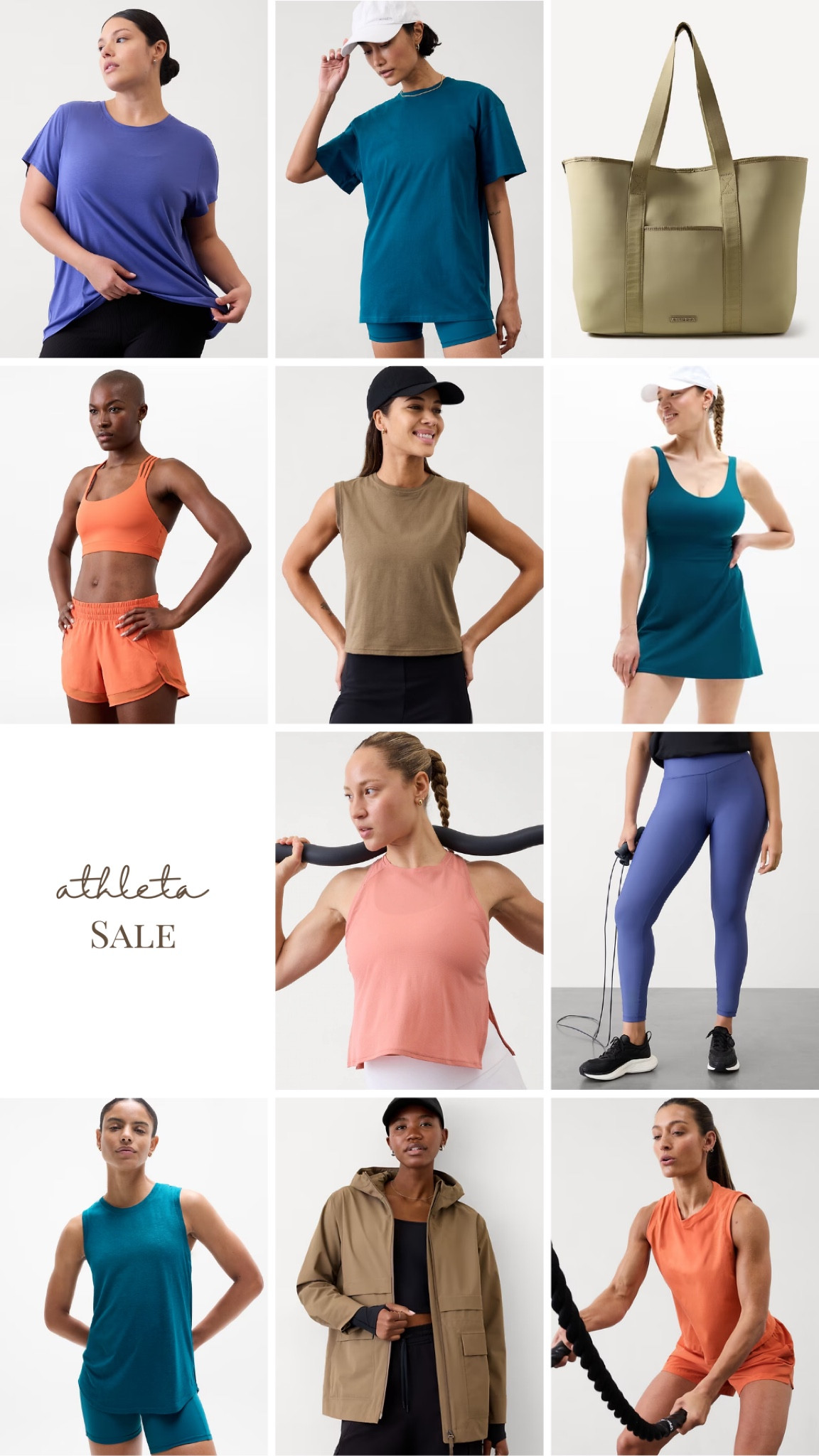 Athleta sale for autumns, heliotrope, kingfisher, warm pink, lizard grey, rosewood, dusk, coastal teal, blood orange, true autumn, soft autumn, dark autumn, warm autumn,  hocautumn, house of colour autumn, vibrant autumn, active dress, leggings, tank, tee, matching set

#LTKSaleAlert #LTKActive #LTKFindsUnder50