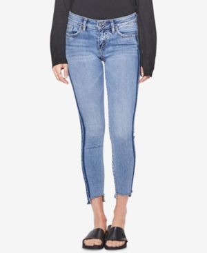 Silver Jeans Co. Side-Stripe Skinny Jeans | Macys (US)