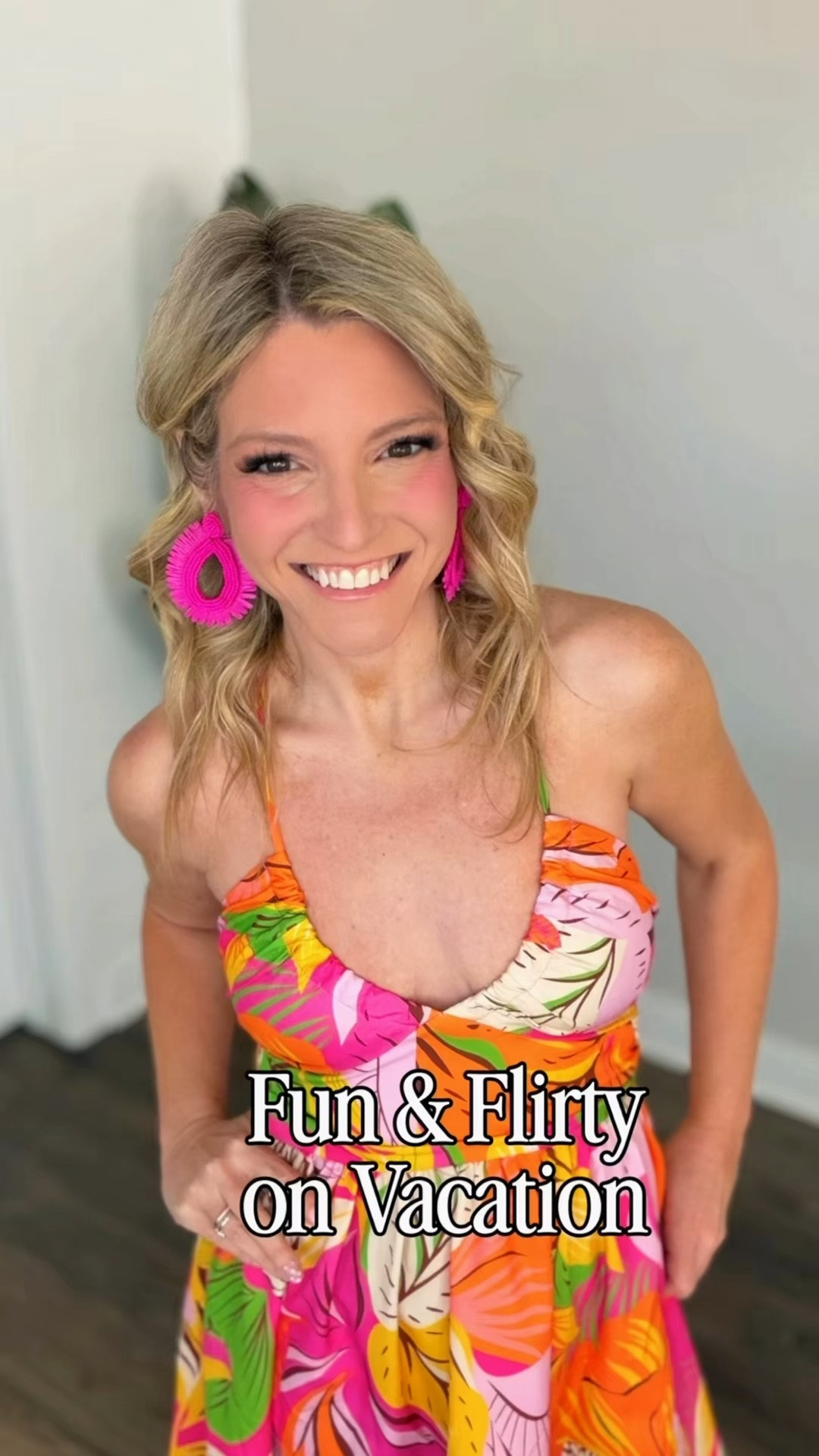 Vacation ready in @winkbay_official these dresses and set are amazing! Polka dots are so IN right now! I’m obsessed with this easy throw & go dress! So fun for date night or girls night out! I love this gauzy contrasting threaded set with the bow tie shoulders & adorable shorts! The shorts have elastic at the waist & the top zips up the back with adjustable straps! This is so versatile! It’s adorable together & styled separately! Finally this bright flouncy dress is so fun & flirty! I love the bright colors & the fit! Wearing S in the dresses and XS in the set. @winkbay_official  has fantastic, affordable looks for all your spring break events! 

What to wear on spring break, winkbay outfits for women over 40, spring break fashion for women

#springbreak2026 #springbreak #springbreakfashion

#LTKTravel #LTKOver40