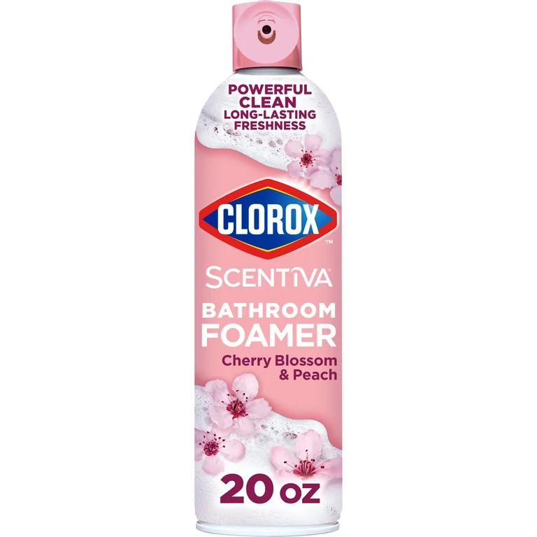 Clorox Scentiva Bathroom Foamer, Cherry Blossom and Peach, 20 Ounces | Walmart (US)