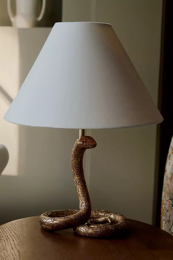The Icon Table Lamp: Serpent Edition | Anthropologie (US)