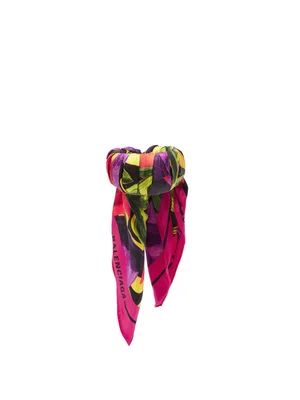 Silk-twill floral-print scarf cuff | Matches (UK)