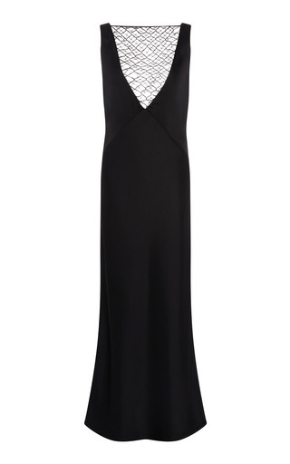 Mara Pearl-Embellished Sateen Maxi Dress | Moda Operandi (Global)