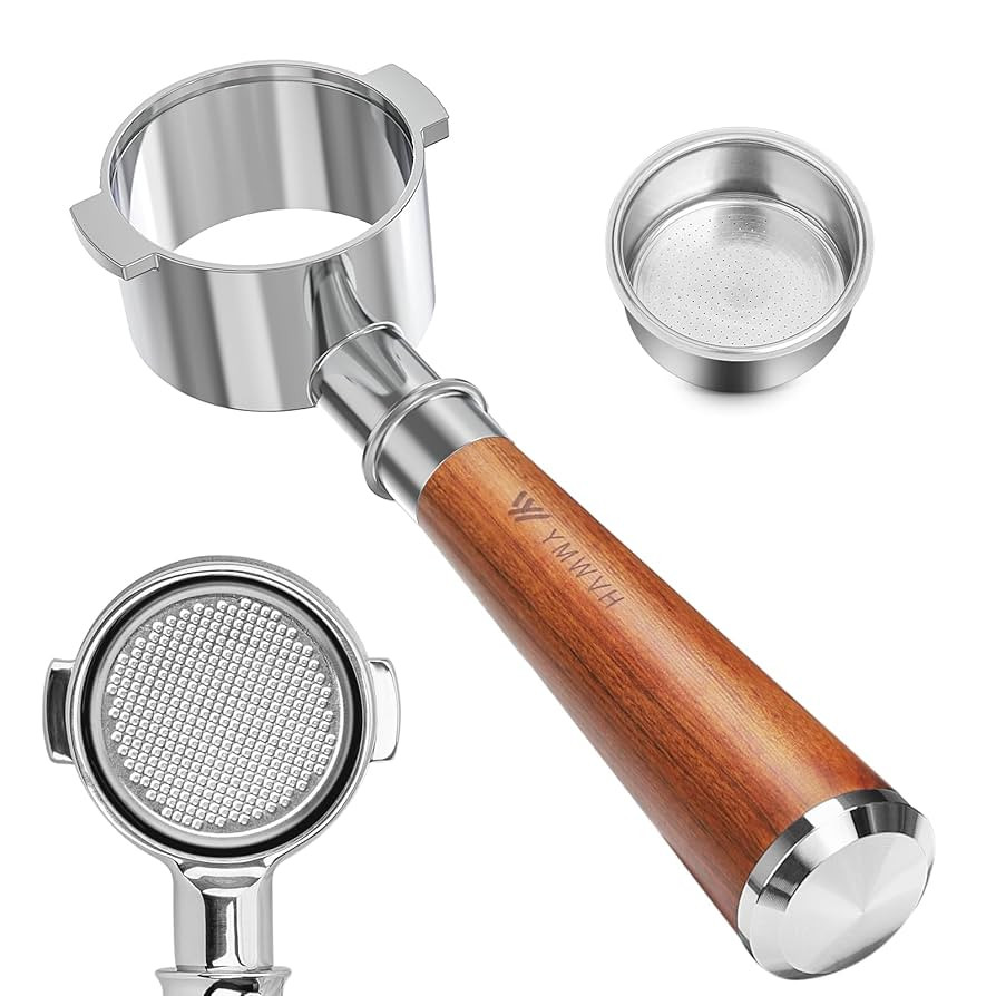 51mm Bottomless Portafilter 2 Ears for Delonghi Stilosa ECP3420/EC155/BCO430/EC260,Stainless Stee... | Amazon (US)