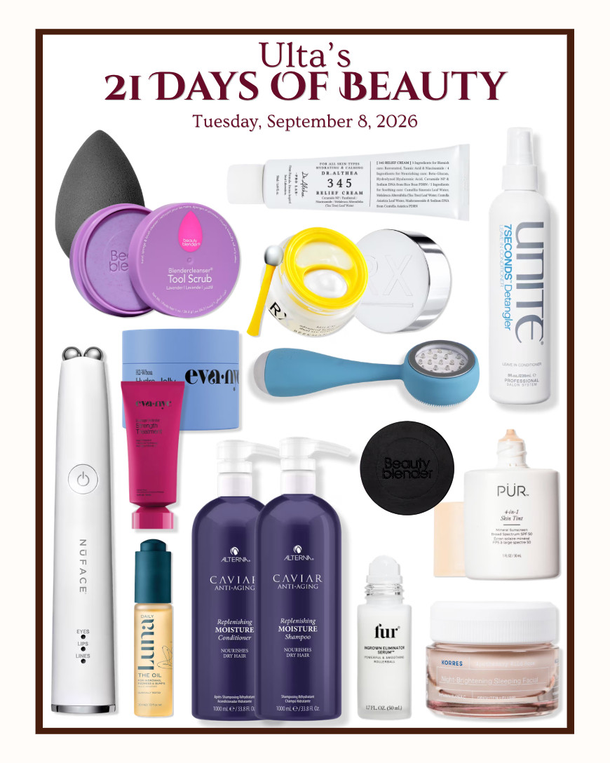 Save big during Ulta's 21 Days Of Beauty! 

 #LTKSaleAlert #LTKBeauty