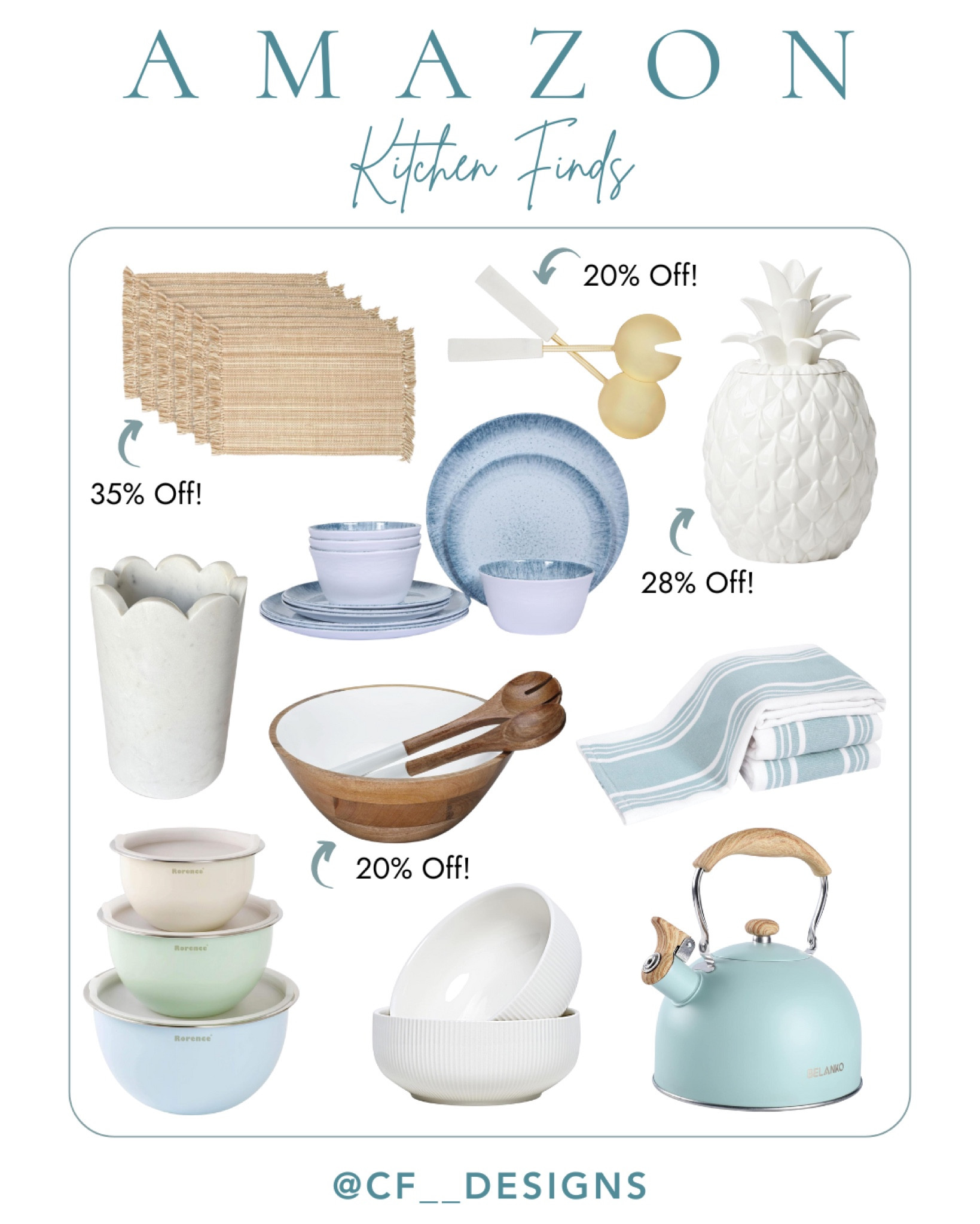 Transform your kitchen into a coastal oasis with these stunning finds from Amazon! 🌊🏝️ And the best part? Some of these treasures are on sale! Don't miss out on bringing a touch of the beach to your home. #CoastalKitchen #BeachHouseVibes #AmazonFinds #KitchenDecor #OnSale #CoastalStyle #HomeInspo



#LTKHome #LTKFindsUnder50 #LTKFindsUnder100