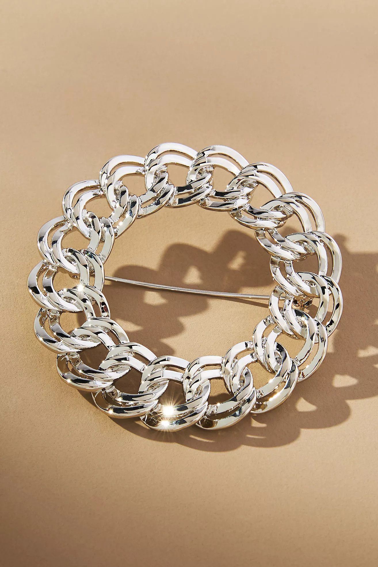 Round Scallop Brooch | Anthropologie (US)