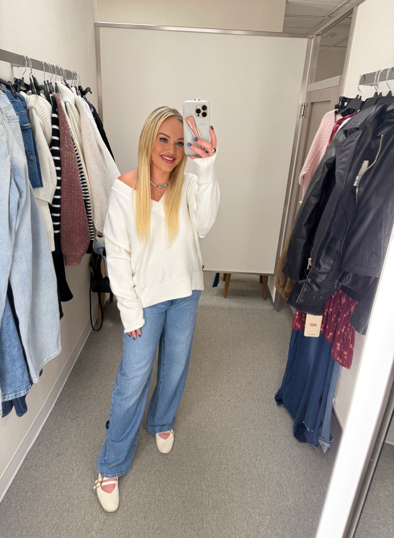 Nsale outfits, NSale try-on, Nordstrom Anniversary Sale
Sweater: Size Small (true to size)
Jeans: true to size 


#LTKFindsUnder50 #LTKFindsUnder100 #LTKSaleAlert