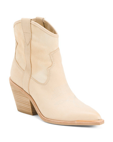 Nashe Leather Western Booties | TJ Maxx