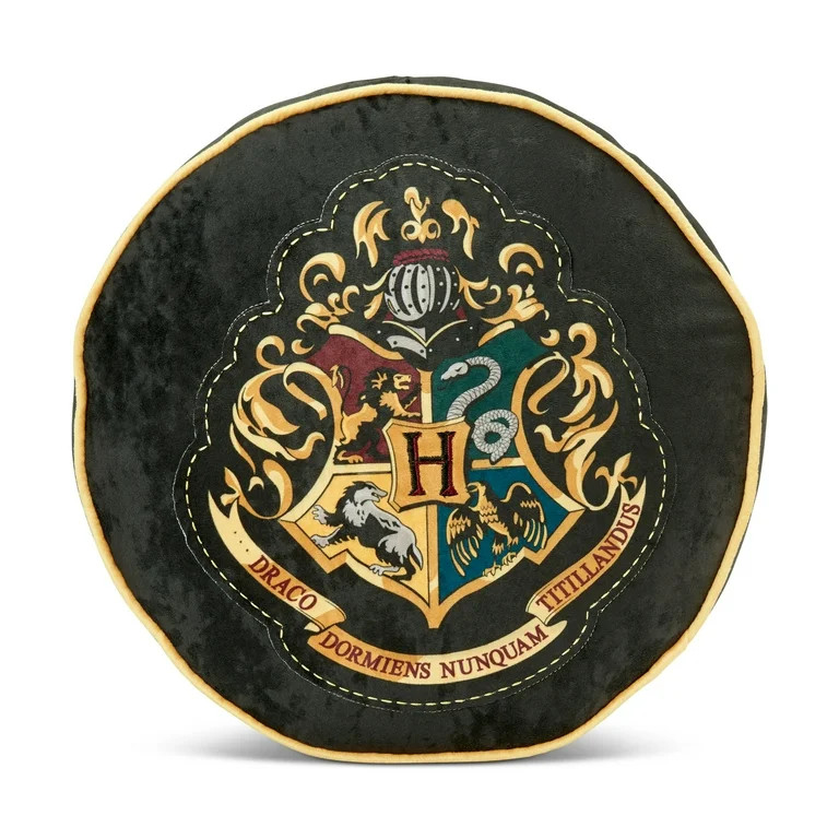 Harry Potter Hogwarts Luxe Round Throw Pillow 16" | Walmart (US)
