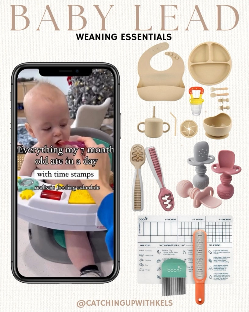 Baby lead weaning essentials! Here are a few of our favorites that we use with Beckham! 

#LTKBaby #LTKKids #LTKFamily