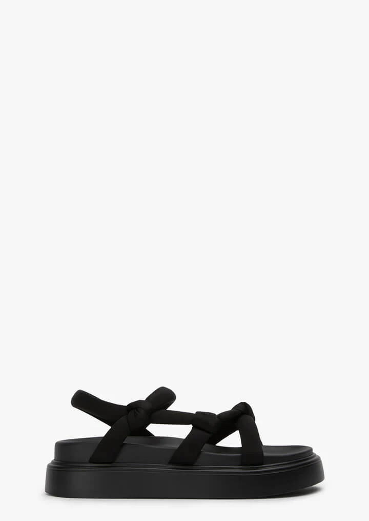 Jasper Black Scuba Sandals | Sandals | Tony Bianco | Tony Bianco (Australia & New Zealand)