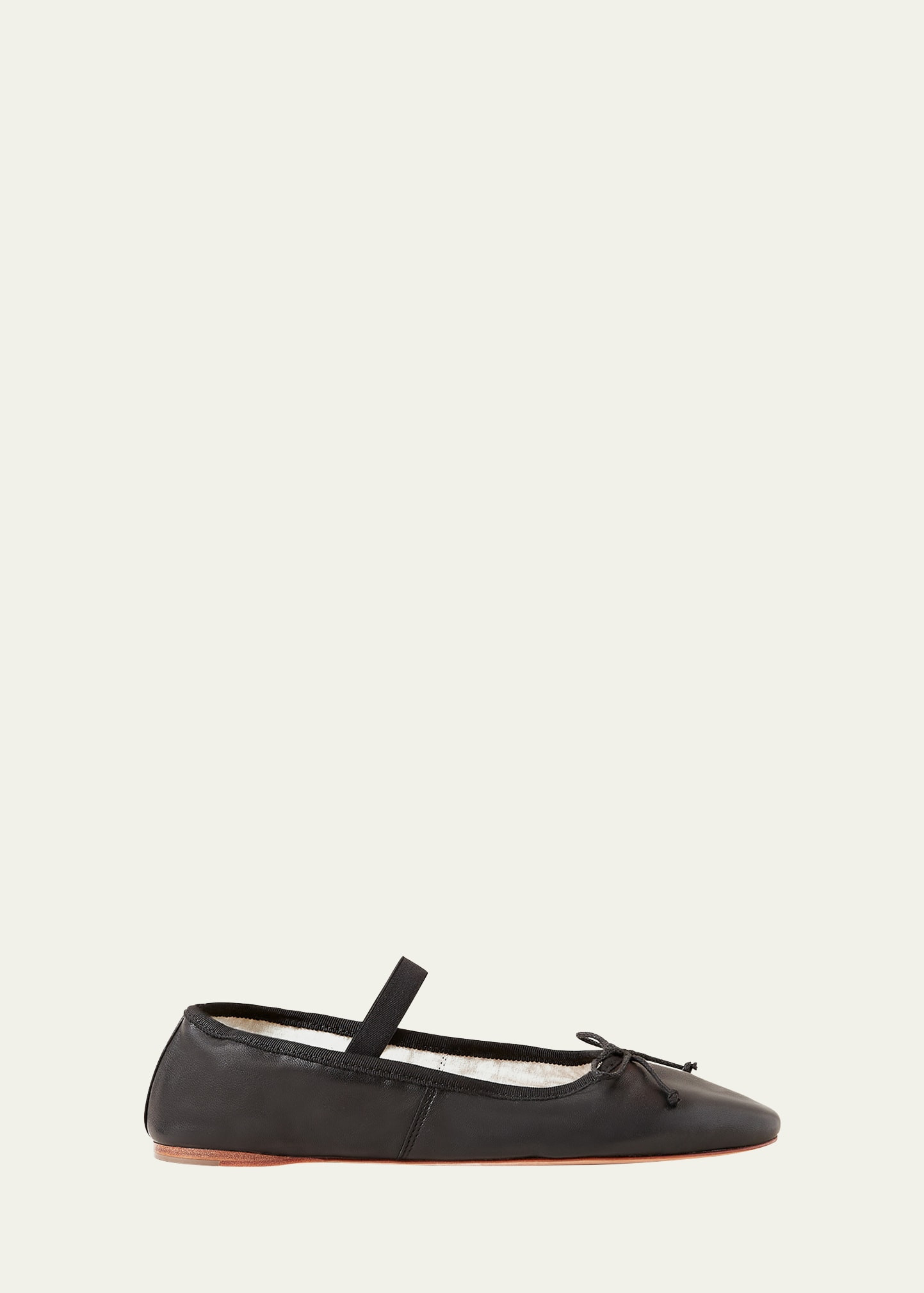 Loeffler Randall Leonie Lambskin Bow Ballerina Flats | Bergdorf Goodman