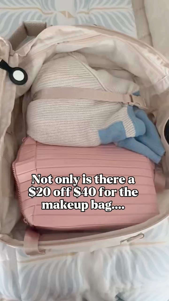 $20 off my favorite makeup bag, now with a new name... and all colors of my Calpak duffle and laptop bag!!! 

@shopapp #shopapppartner