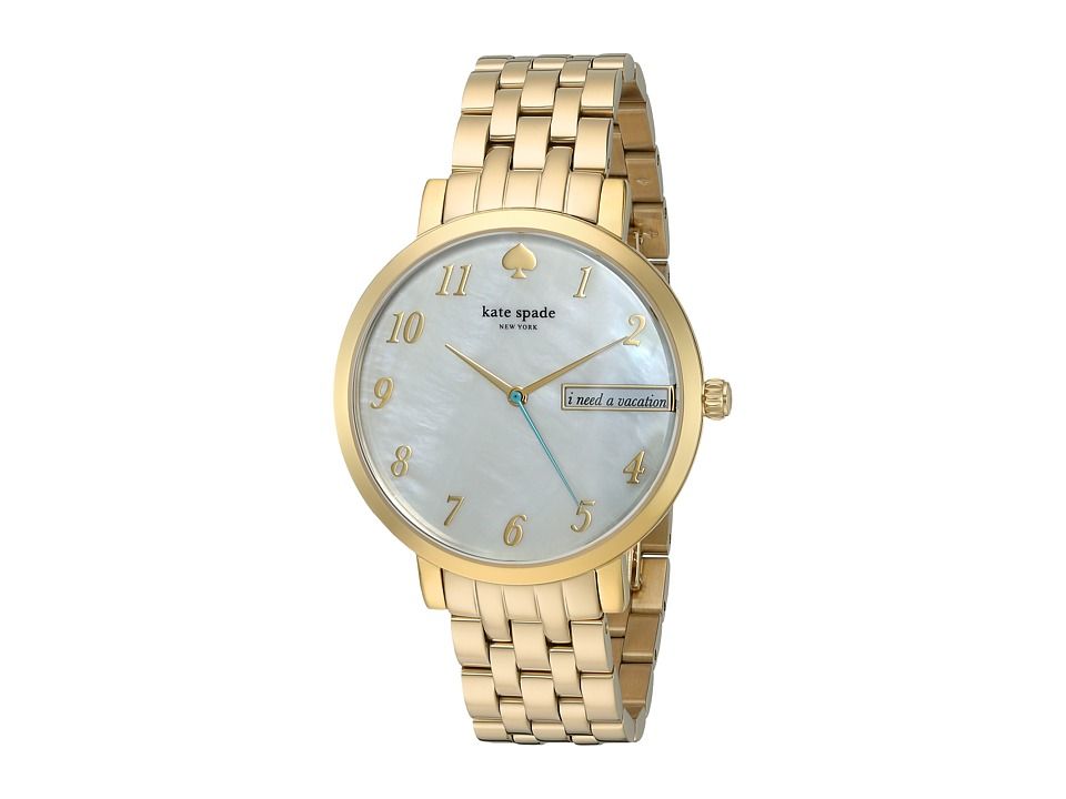 Kate Spade New York - Monterey - KSW1106 (White Mother-of-Pearl) Watches | Zappos