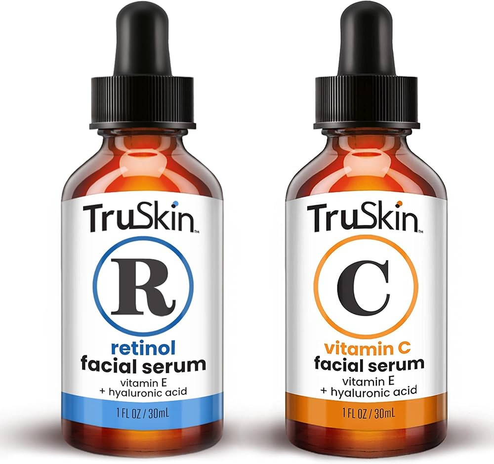 TruSkin Face Serum Duo – Retinol Serum for Face & Vitamin C Serum – Anti Aging Skin Care Set ... | Amazon (US)