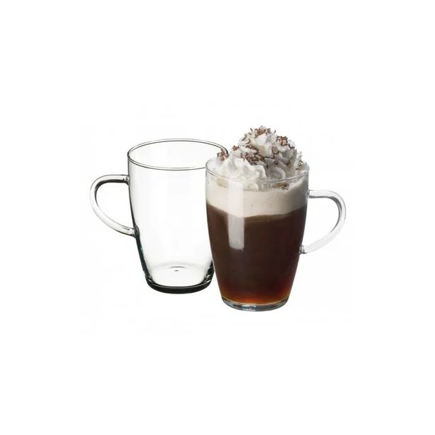 Simax Glassware Clear Glass Coffee Mug Set | Cold, Heat, and Shock Resistant Borosilicate Glass, ... | Walmart (US)