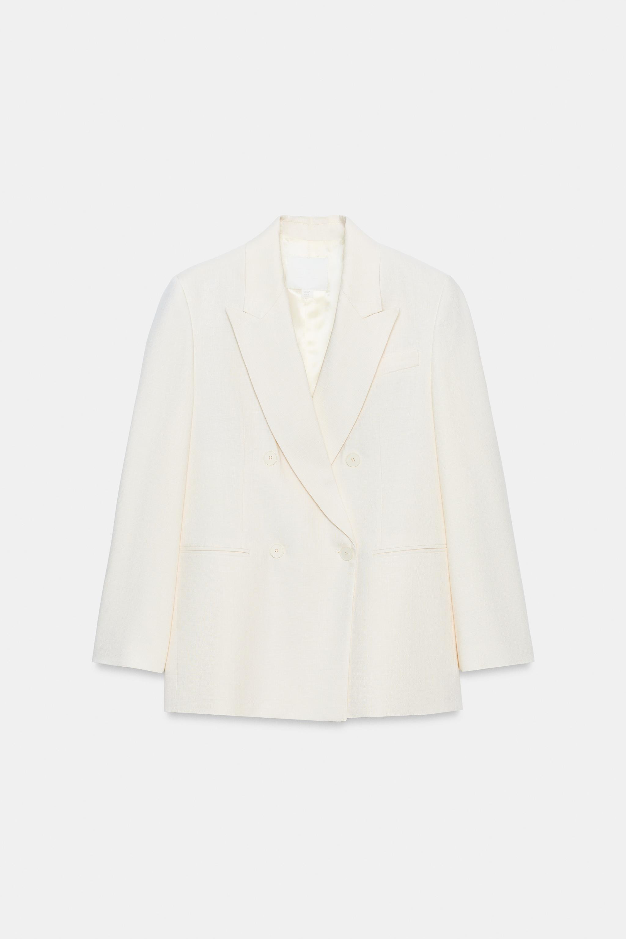 ZW COLLECTION OVERSIZED DOUBLE BREASTED BLAZER | Zara US