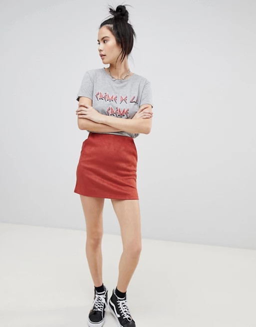 Pull&bear basic micro skirt | ASOS US