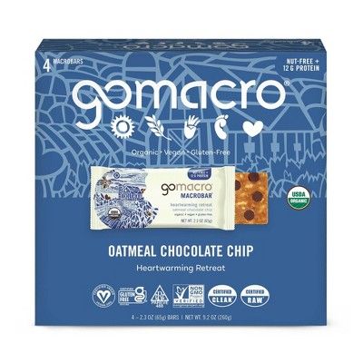 GoMacro Oatmeal Chocolate Chip MacroBar | Target