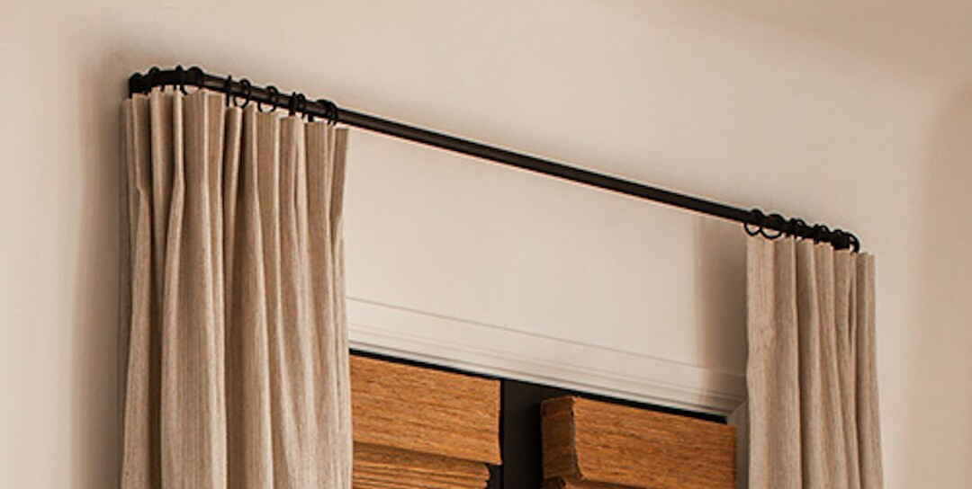 Curtain Rods 7/8/ French Return Curtain Rod/ Custom Return Rods - Etsy | Etsy (US)