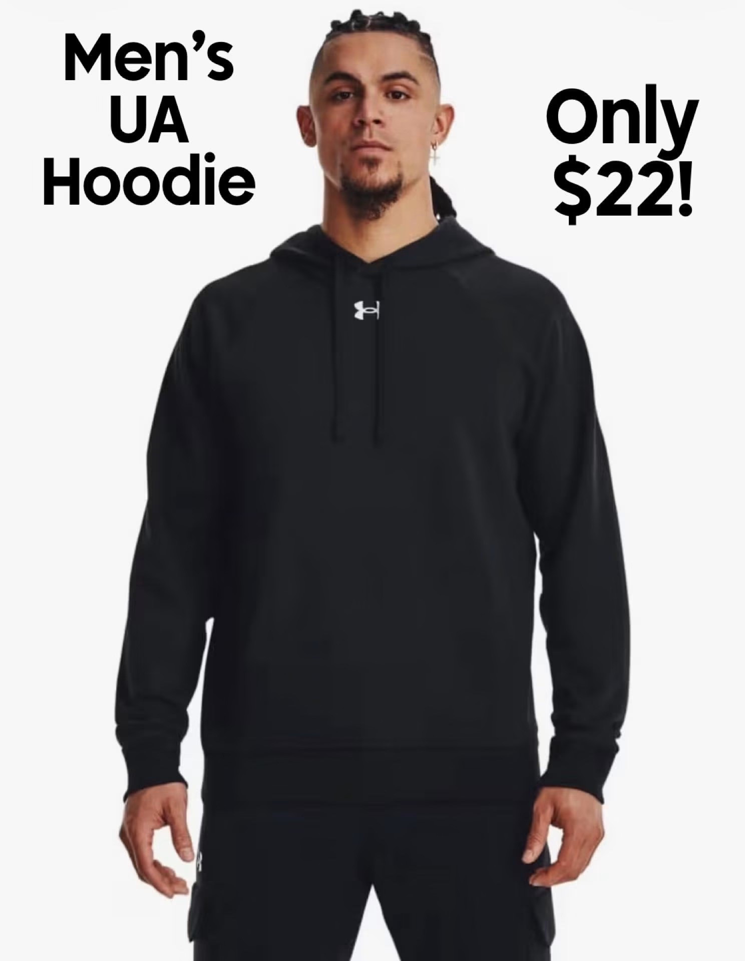 Amazon has the Black Under Armour Men's Rival Fleece Hoodie down to only $22 in all sizes today, with some tall sizes even included! Excellent deal, as this best seller normally retails for $55! Great deal for teens and adults.

#LTKSaleAlert #LTKActive #LTKMens