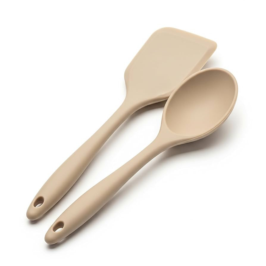 Non-Toxic Platinum Silicone Cooking Utensils Set 2Pcs - Ziruma | Amazon (US)