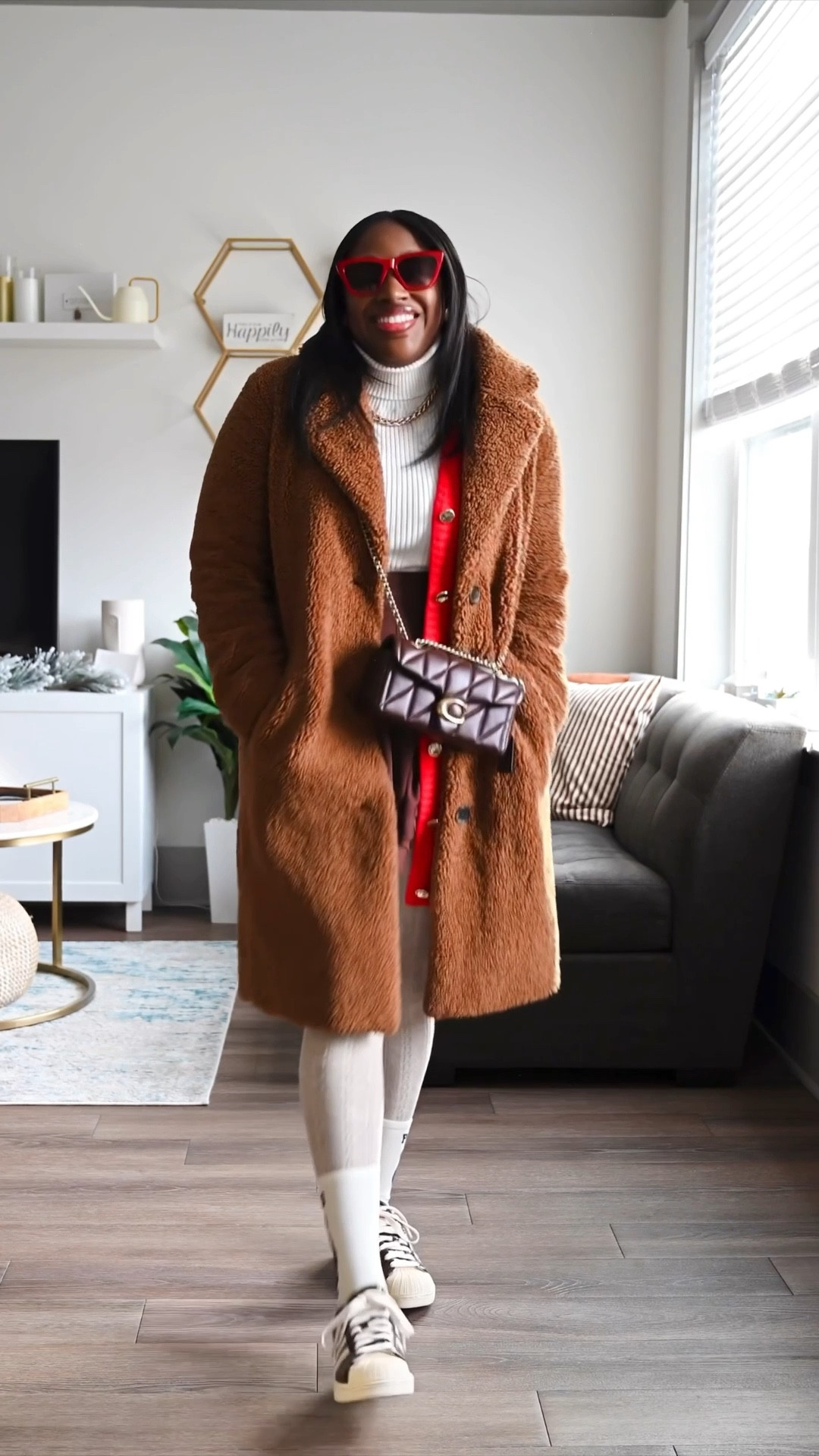 Winter layers outfit idea ❤️ I love wearing skirts even in colder weather, but I make sure to throw on layers to stay warm. All these pieces together made such a cozy outfit☺️

#LTKSaleAlert #LTKootd #LTKSeasonal