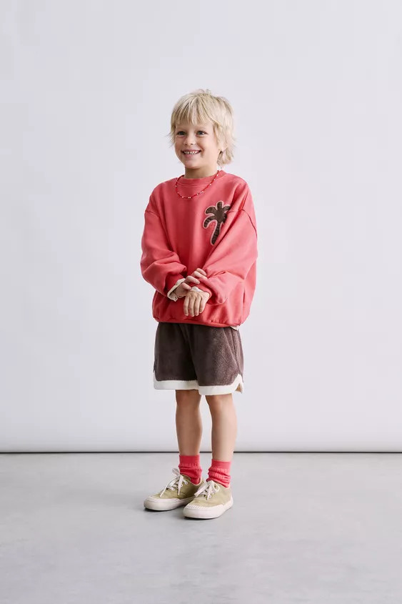 PALM EMBROIDERED SWEATSHIRT | Zara US