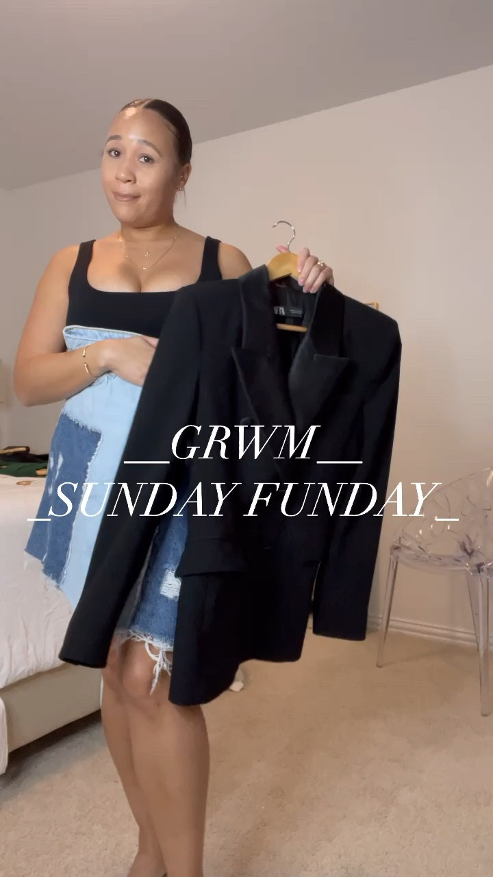 Always needling something quick to put on when going out on a last minute outing. Having staple pieces like a luxury blazer and unique denim shorts can easily elevate your look.

#LTKstyletip